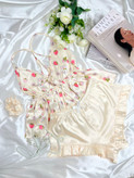 تاپ شورتک ساتن ضربدری
